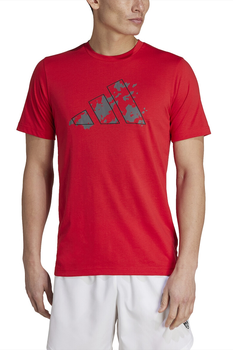 adidas Performance Tricou cu imprimeu logo pentru antrenament - Pled.ro