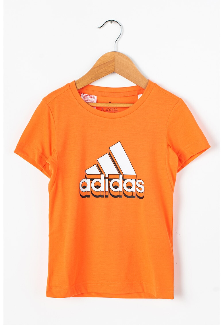 adidas Performance Tricou cu imprimeu logo pentru fitness - Pled.ro