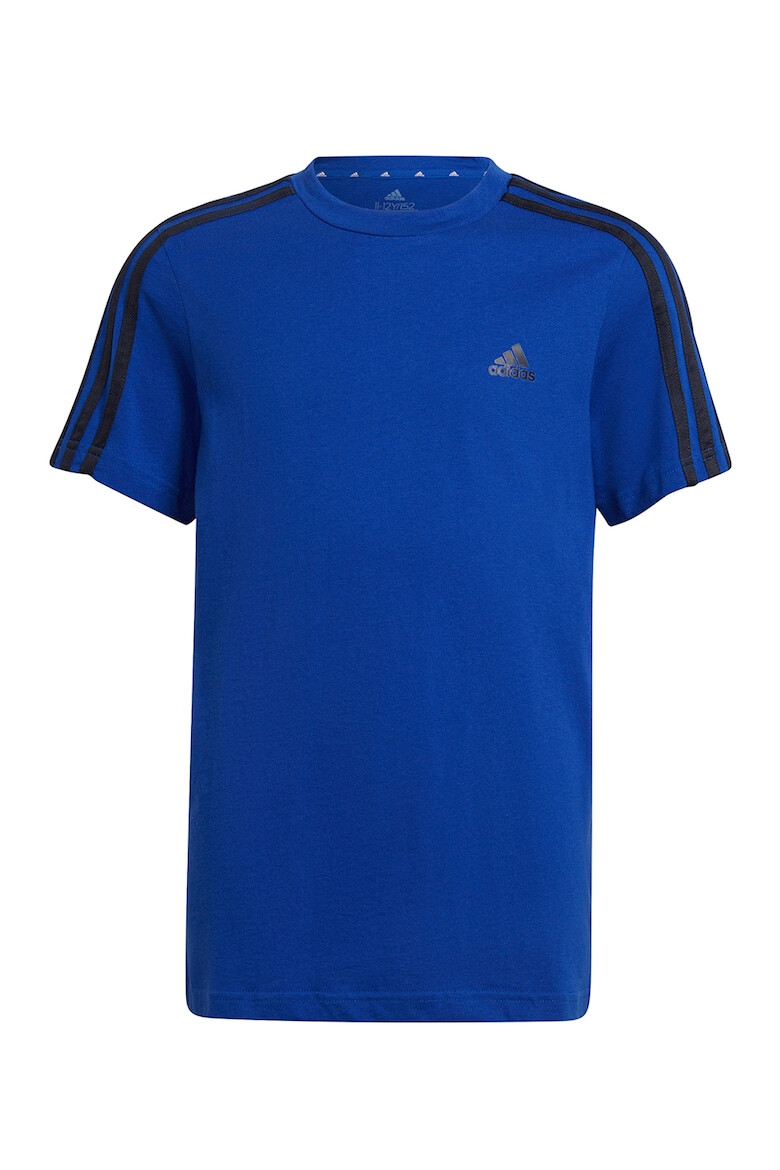 adidas Performance Tricou din bumbac cu decolteu la baza gatului si detalii contrastante - Pled.ro