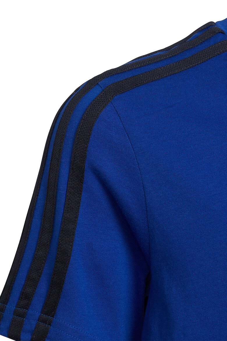 adidas Performance Tricou din bumbac cu decolteu la baza gatului si detalii contrastante - Pled.ro