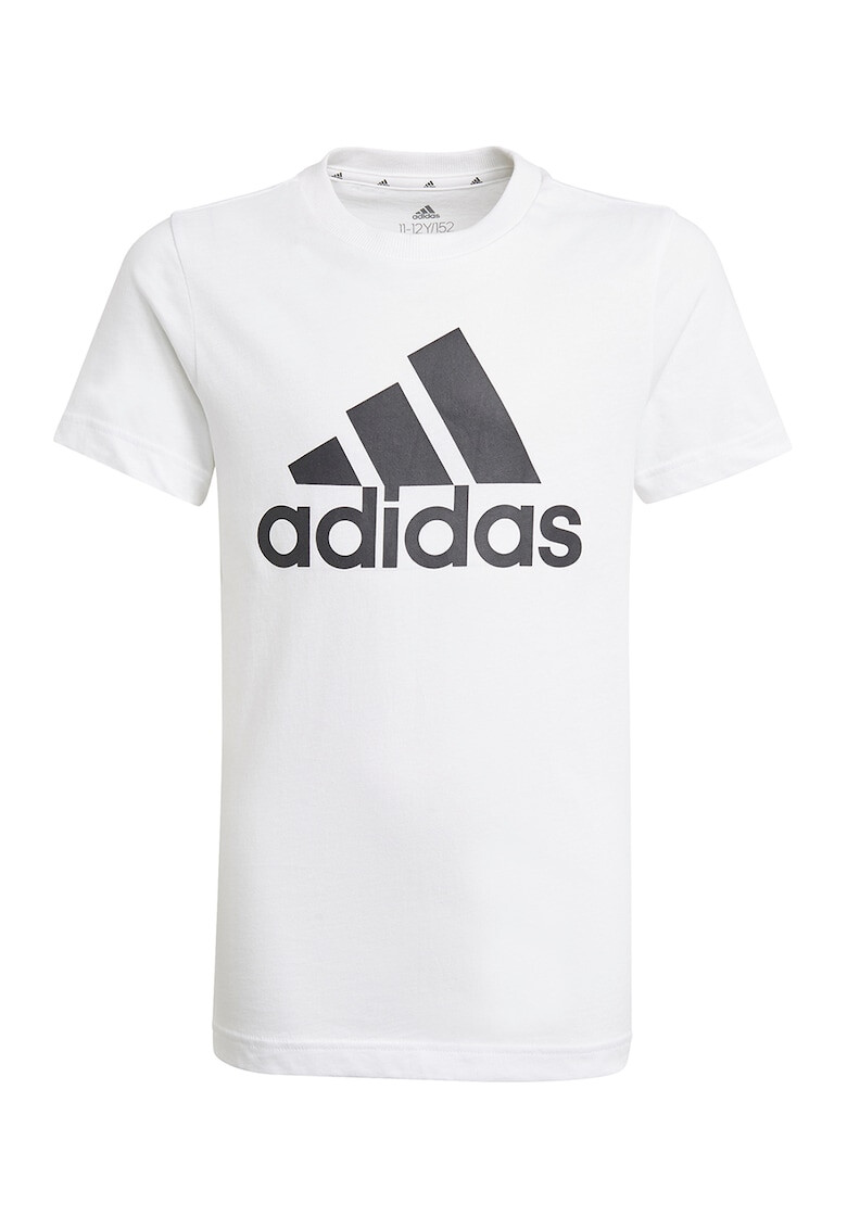 adidas Performance Tricou din bumbac cu decolteu la baza gatului si detalii contrastante - Pled.ro