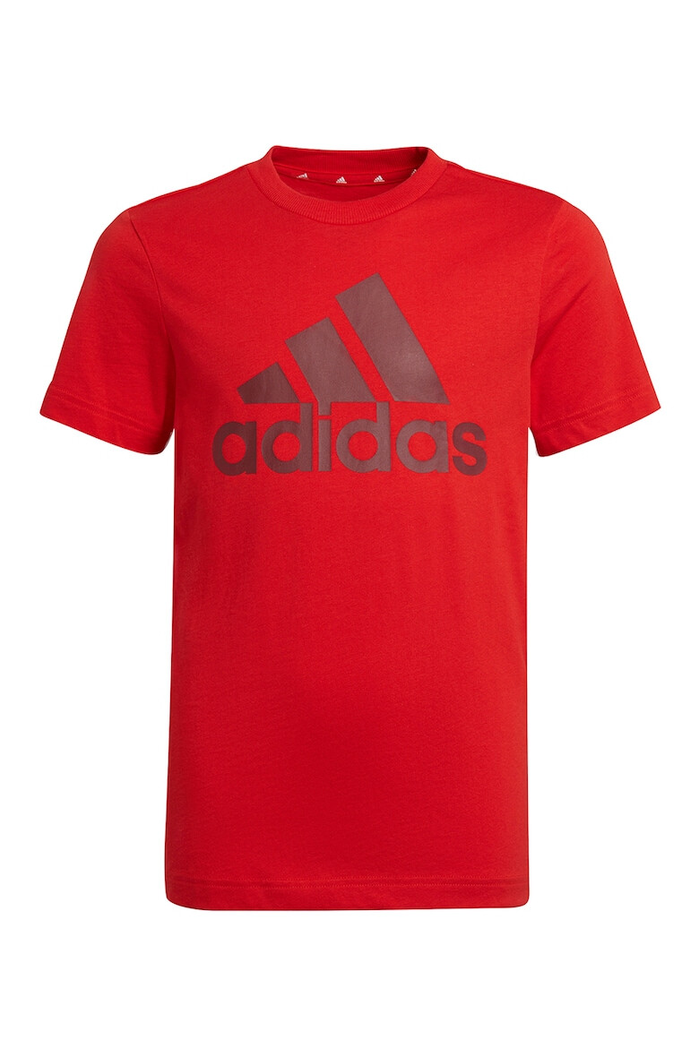 adidas Performance Tricou din bumbac cu decolteu la baza gatului si detalii contrastante - Pled.ro