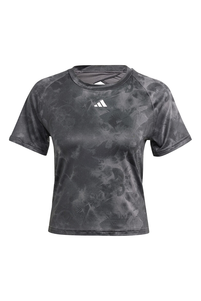 adidas Performance Tricou slim fit cu decupaj pe spate pentru fitness AOP - Pled.ro