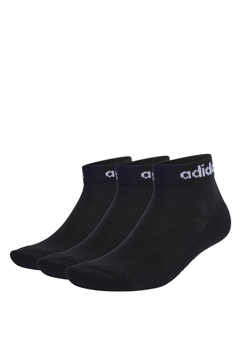 adidas Set 3 perechi sosete barbati Bumbac Negru - Pled.ro