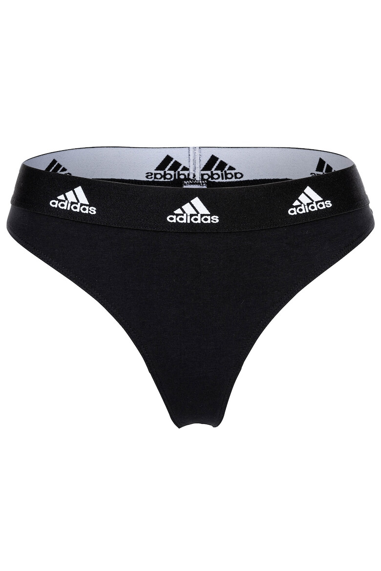 adidas Set de chiloti tanga cu banda logo in talie - 2 perechi - Pled.ro