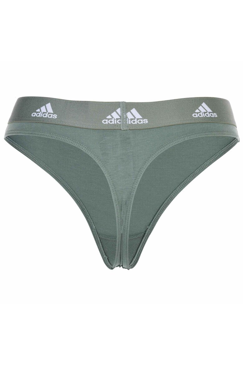 adidas Set de chiloti tanga cu banda logo in talie - 2 perechi - Pled.ro