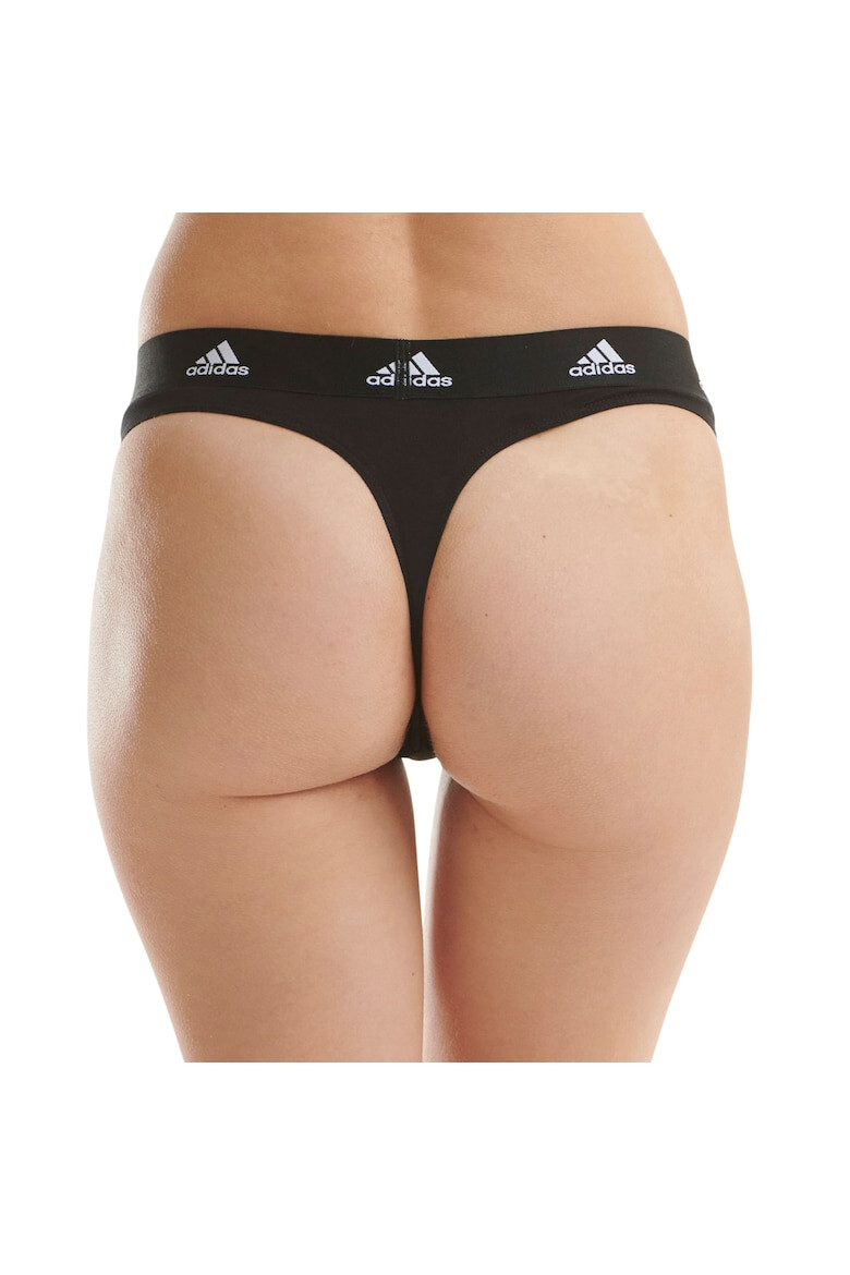 adidas Set de chiloti tanga cu banda logo in talie - 3 perechi - Pled.ro