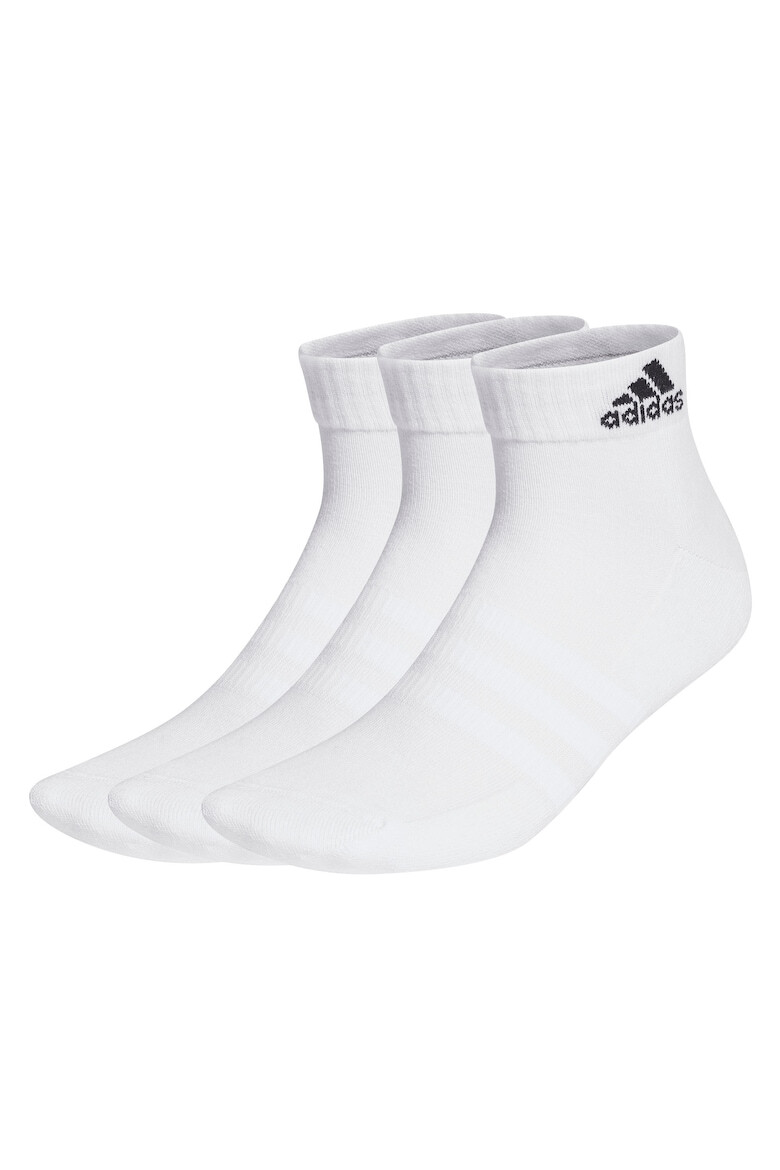 adidas Set de sosete scurte unisex cu logo - 3 perechi - Pled.ro