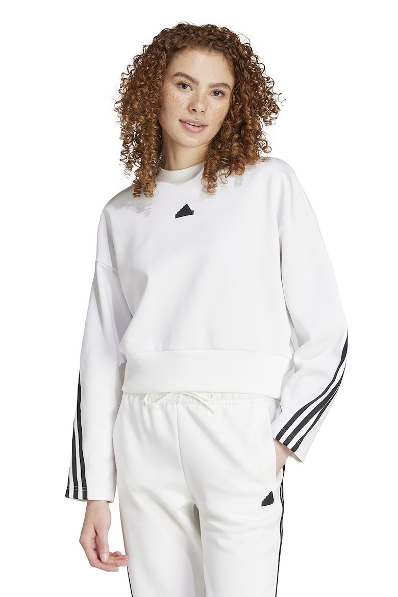 adidas Sportswear Bluza de trening crop cu decolteu la baza gatului - Pled.ro