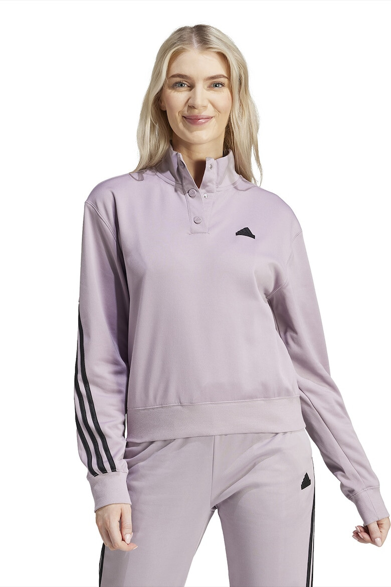 adidas Sportswear Bluza de trening cu fenta cu capse Iconic - Pled.ro