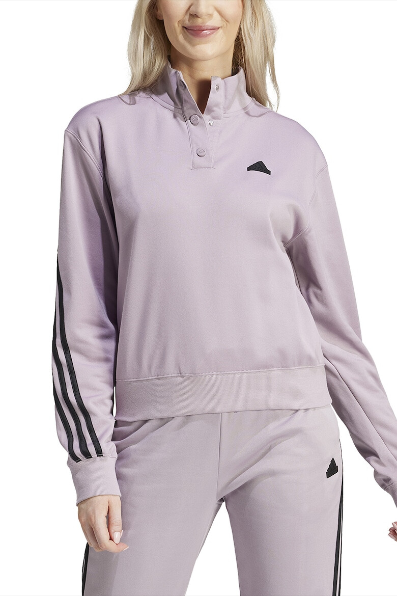 adidas Sportswear Bluza de trening cu fenta cu capse Iconic - Pled.ro