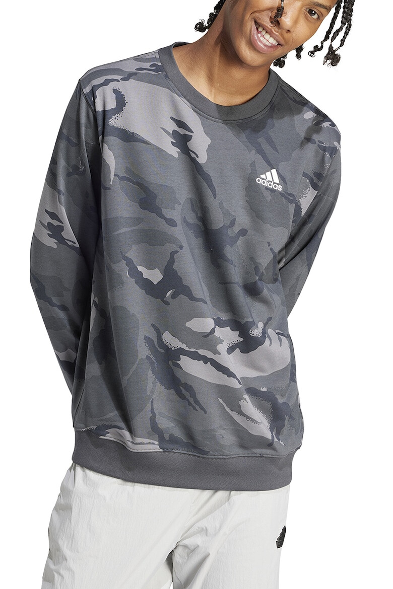 adidas Sportswear Bluza de trening cu imprimeu camuflaj - Pled.ro