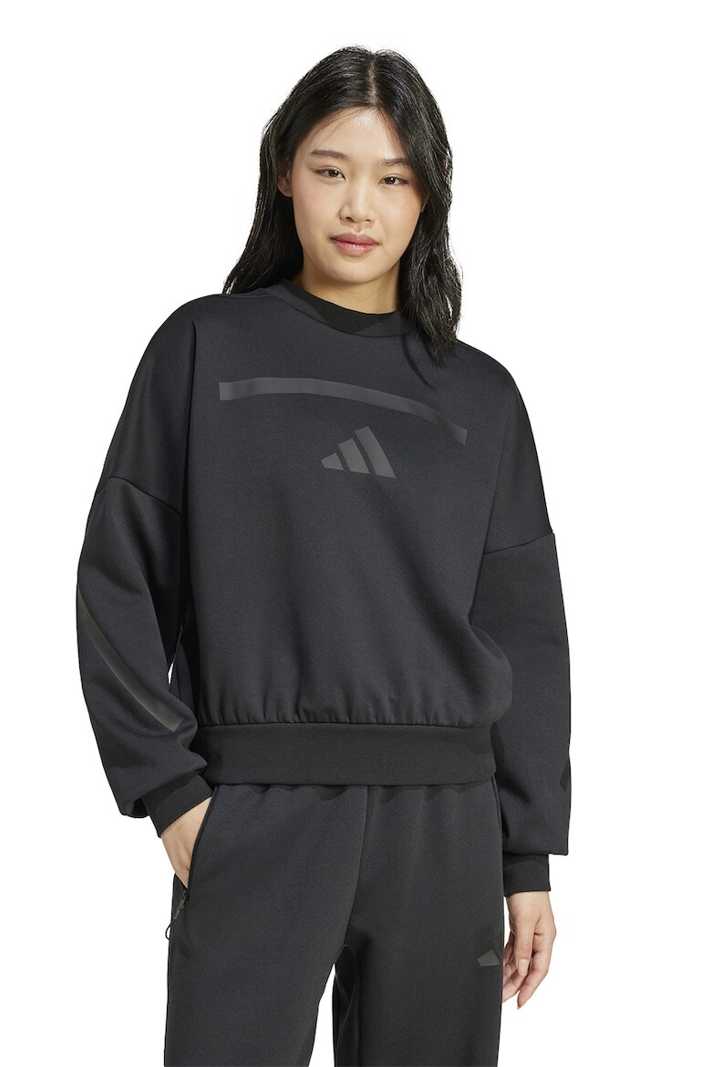 adidas Sportswear Bluza de trening cu maneci cazute si logo Z.N.E. - Pled.ro