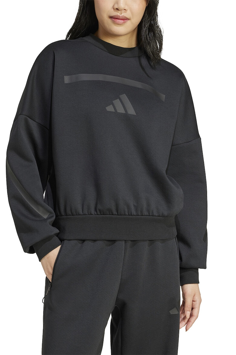 adidas Sportswear Bluza de trening cu maneci cazute si logo Z.N.E. - Pled.ro