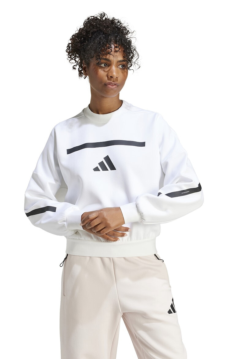 adidas Sportswear Bluza de trening cu maneci cazute si logo Z.N.E. - Pled.ro