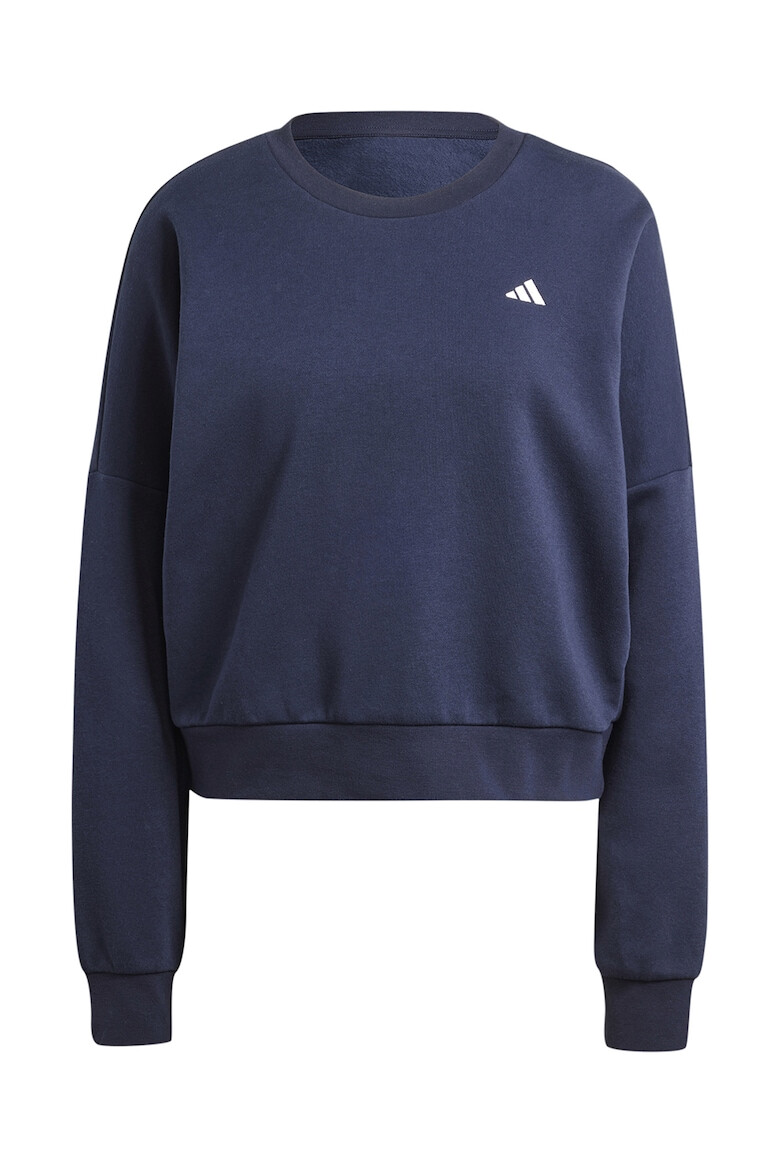 adidas Sportswear Bluza de trening din amestec de bumbac cu maneci cazute - Pled.ro