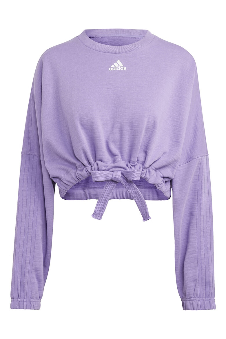 adidas Sportswear Bluza sport crop cu snururi la terminatie Dance - Pled.ro