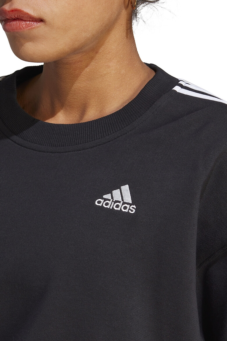 adidas Sportswear Bluza sport cu terminatie elastica si maneci cazute - Pled.ro