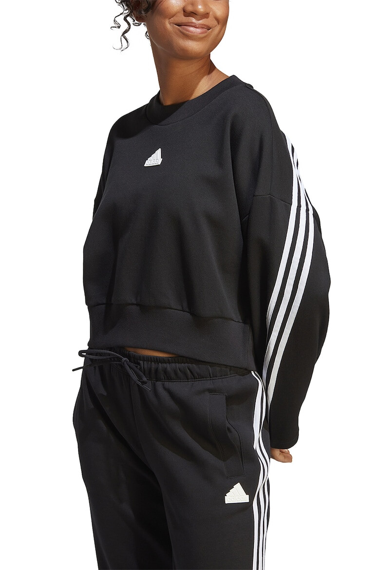 adidas Sportswear Bluza sport din amestec de bumbac cu logo - Pled.ro