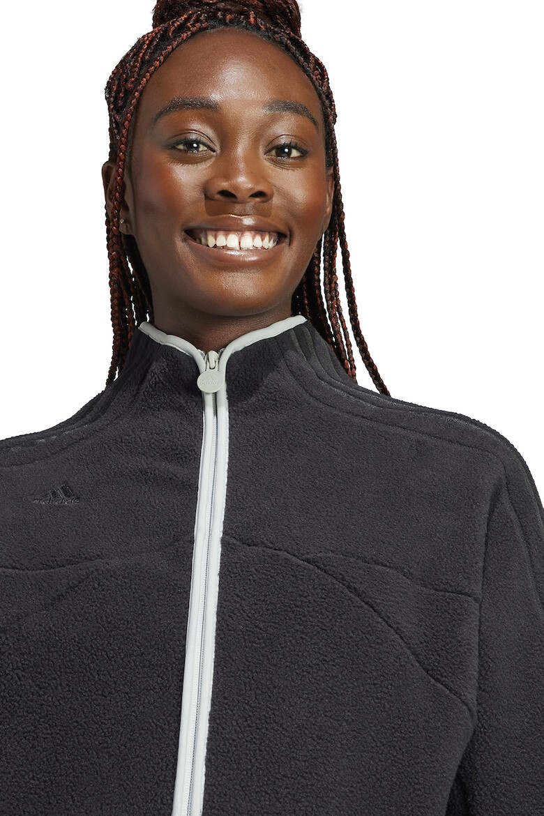 adidas Sportswear Bluza sport din material fleece cu fermoar - Pled.ro