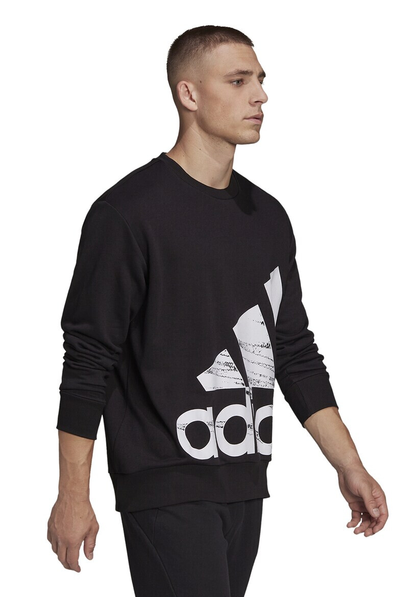 adidas Sportswear Bluza sport lejera cu imprimeu logo Essentials - Pled.ro