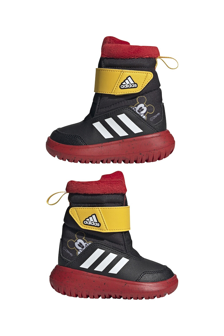 adidas Sportswear Ghete cu inchidere velcro si imprimeu cu Mickey Mouse Winterplay - Pled.ro