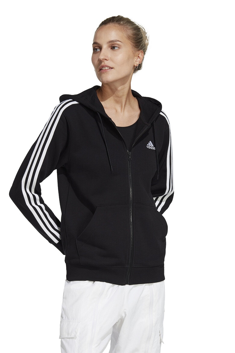 adidas Sportswear Hanorac cu fermoar si 3 dungi Essentials - Pled.ro