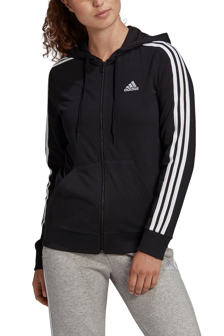 adidas Sportswear Hanorac cu fermoar si broderie logo - Pled.ro