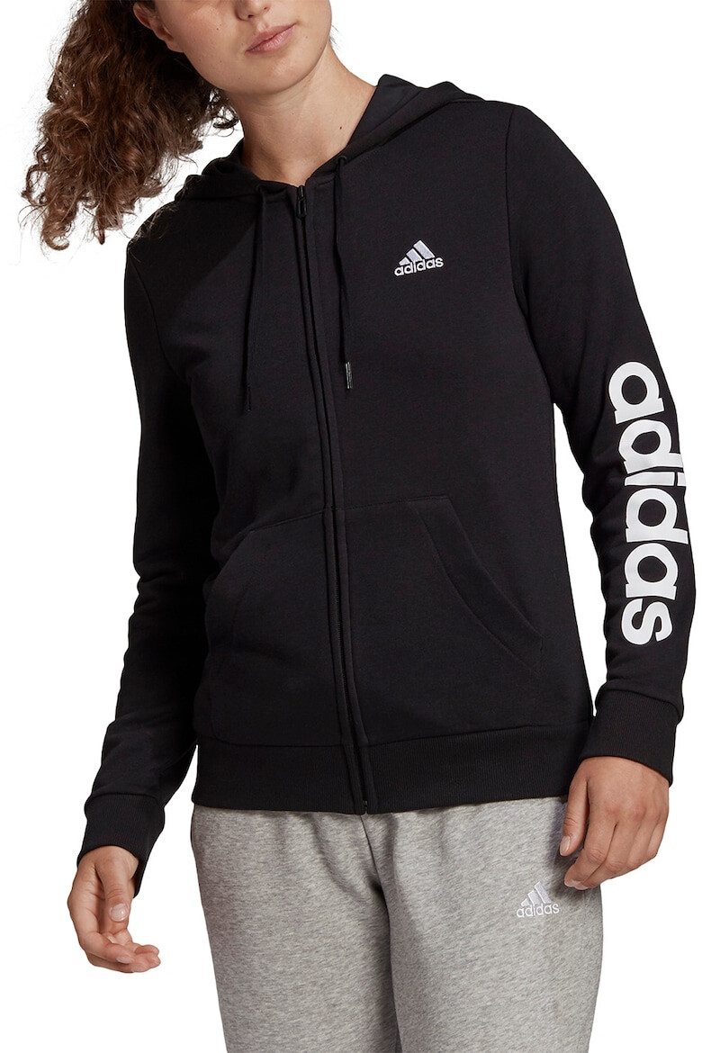 adidas Sportswear Hanorac cu fermoar si imprimeu logo - Pled.ro