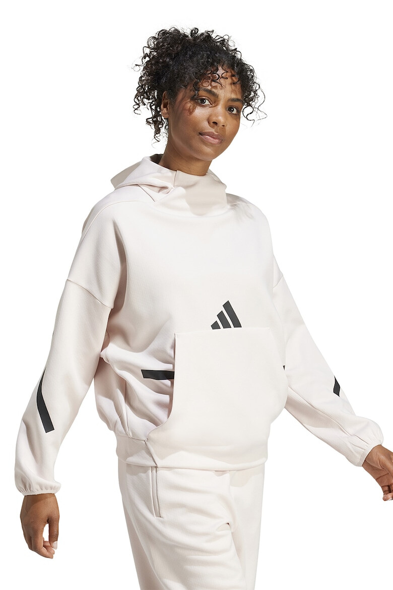 adidas Sportswear Hanorac cu maneci cazute imprimeu si buzunar kangaroo Z.N.E. - Pled.ro