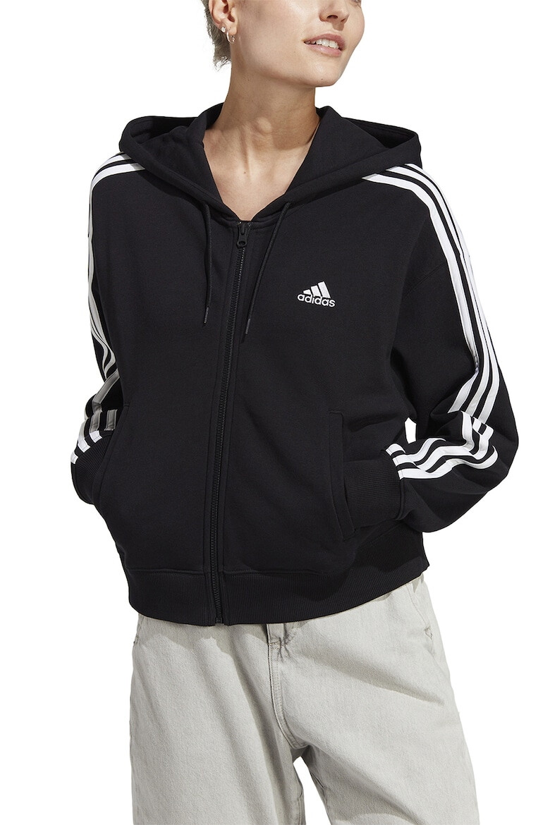 adidas Sportswear Hanorac cu maneci cazute si fermoar - Pled.ro