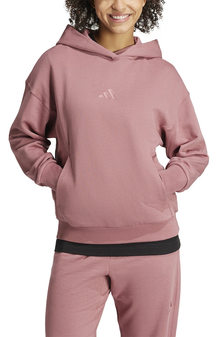 adidas Sportswear Hanorac de bumbac cu terminatii striate - Pled.ro