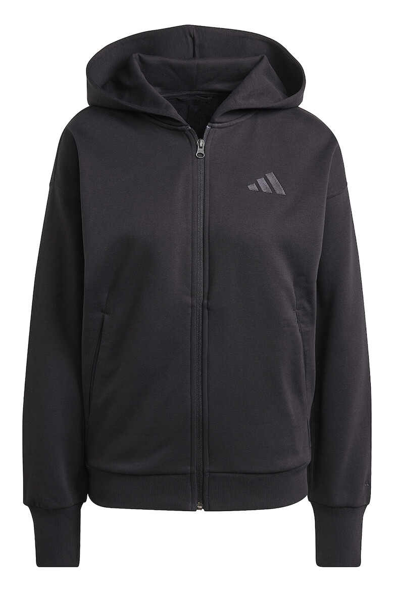 adidas Sportswear Hanorac din amestec de bumbac cu fermoar - Pled.ro