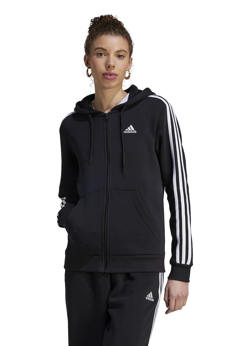 adidas Sportswear Hanorac din amestec de bumbac cu fermoar - Pled.ro