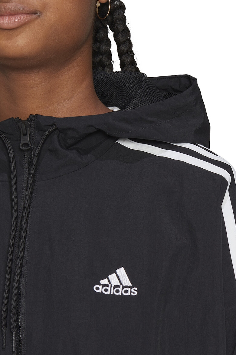 adidas Sportswear Jacheta cu gluga si 3 dungi Essentials - Pled.ro