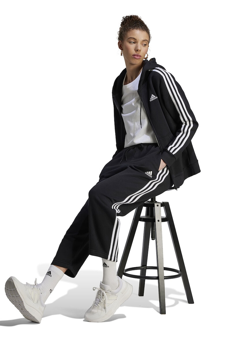 adidas Sportswear Pantaloni de trening cu 3 dungi si buzunare laterale Essenials - Pled.ro