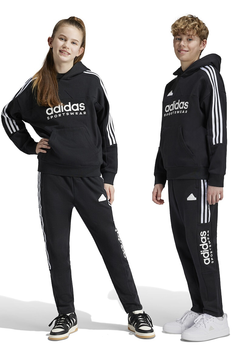 adidas Sportswear Pantaloni de trening cu imprimeu logo si buzunare laterale - Pled.ro