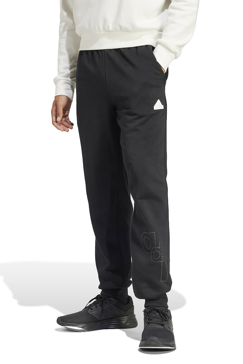 adidas Sportswear Pantaloni de trening din amestec de bumbac cu logo - Pled.ro