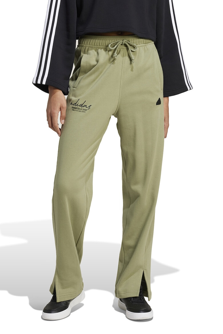 adidas Sportswear Pantaloni de trening din bumbac cu slituri laterale pe glezna - Pled.ro