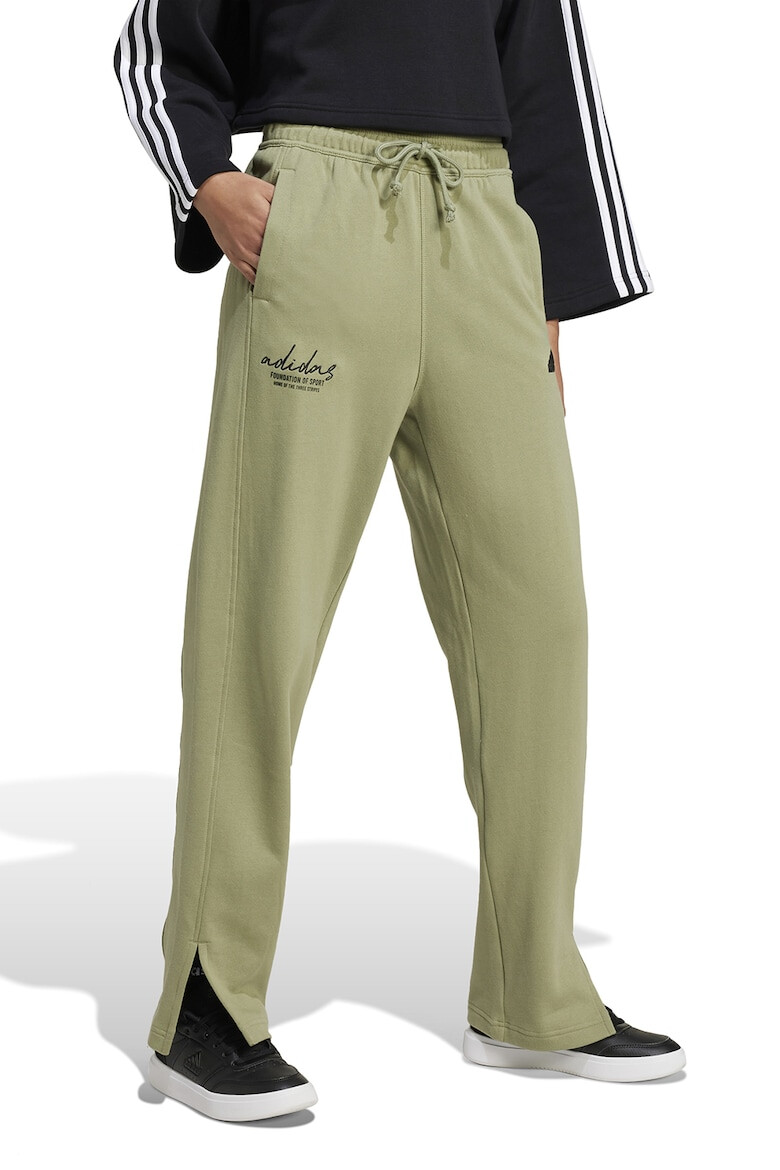 adidas Sportswear Pantaloni de trening din bumbac cu slituri laterale pe glezna - Pled.ro