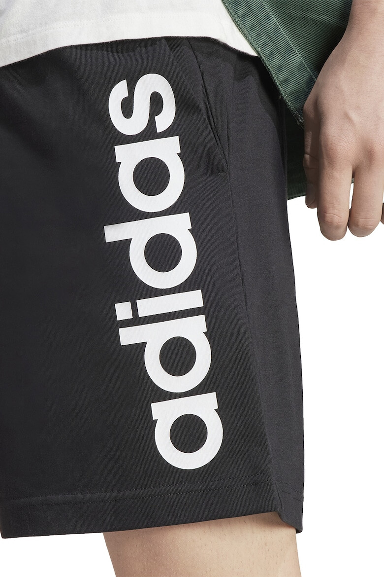 adidas Sportswear Pantaloni scurti cu imprimeu logo si snur - Pled.ro