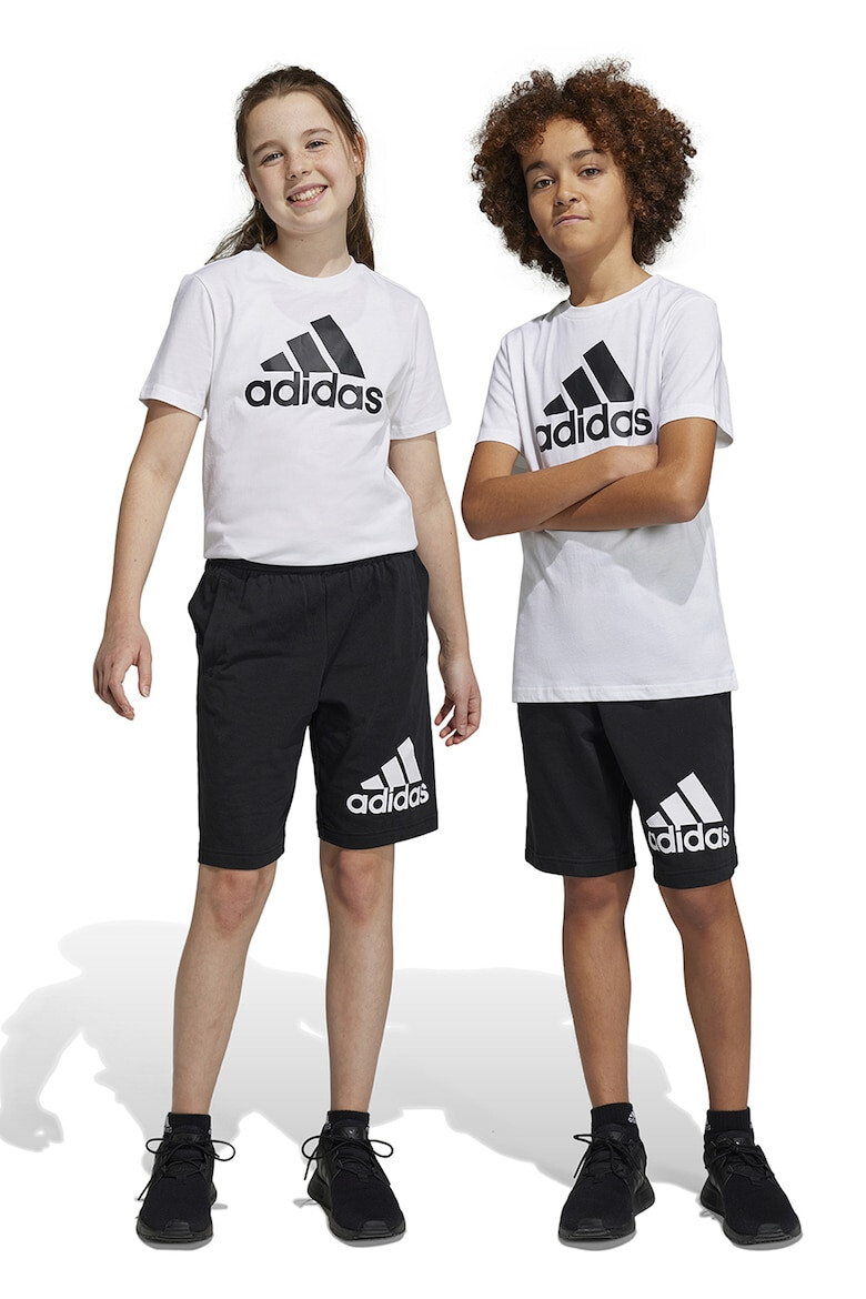 adidas Sportswear Pantaloni scurti de bumbac cu imprimeu logo - Pled.ro