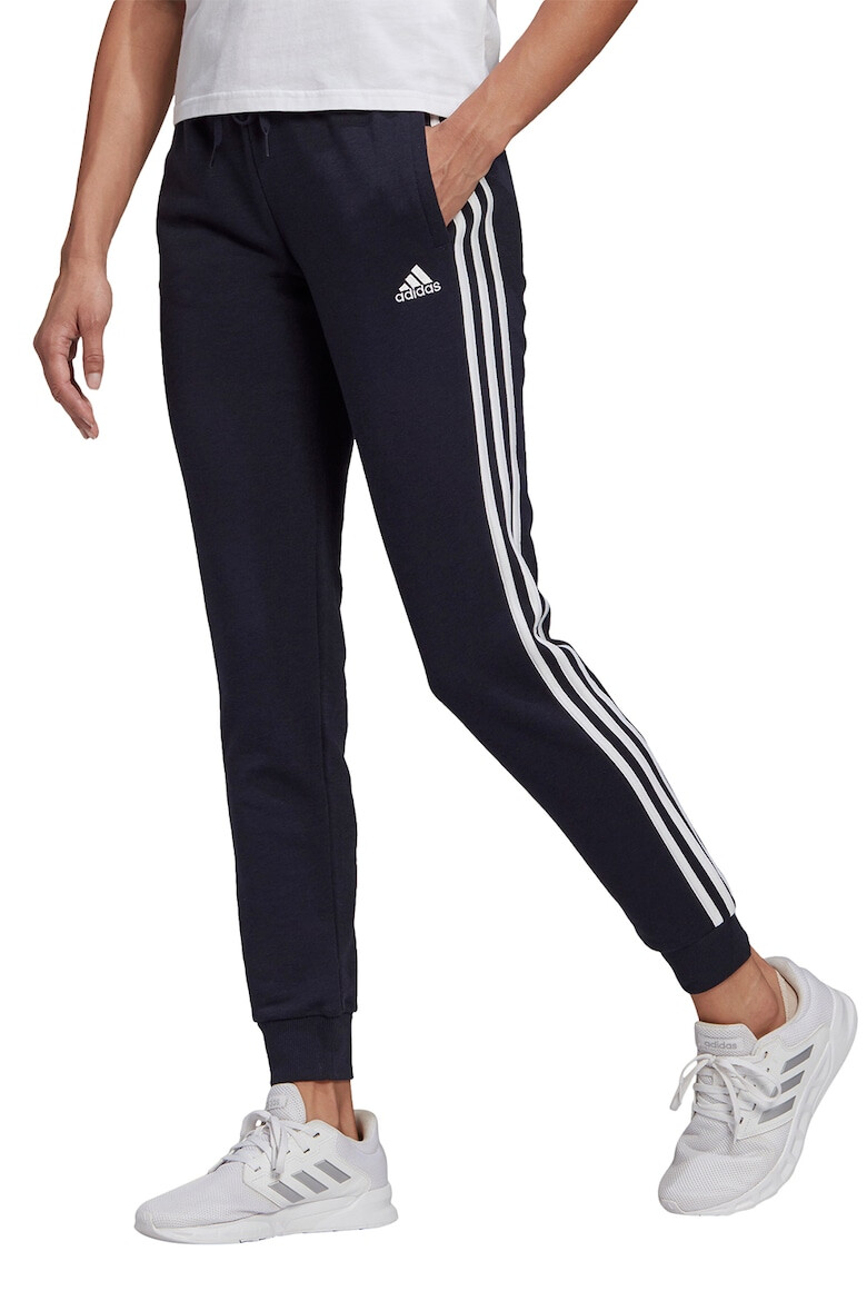 adidas Sportswear Pantaloni sport slim fit cu dungi emblematice pentru fitness - Pled.ro