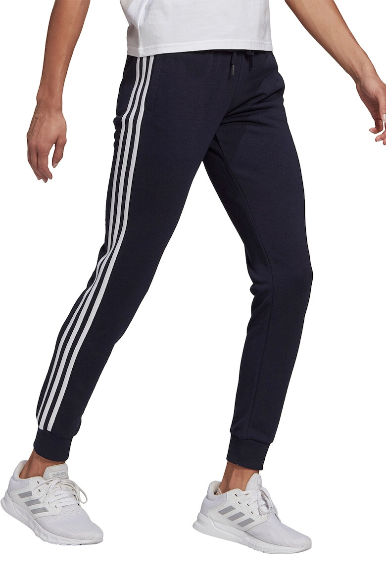 adidas Sportswear Pantaloni sport slim fit cu dungi emblematice pentru fitness - Pled.ro