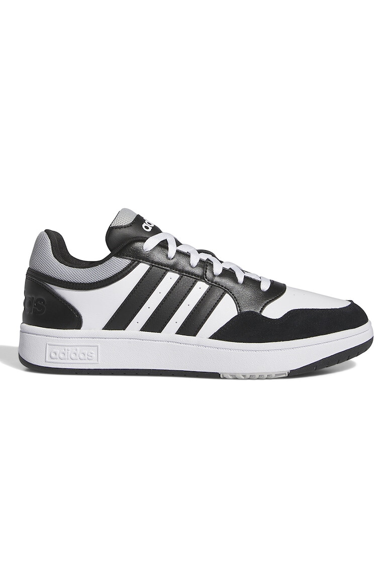 adidas Sportswear Pantofi sport de piele ecologica cu garnituri de piele intoarsa Hoops 3.0 - Pled.ro