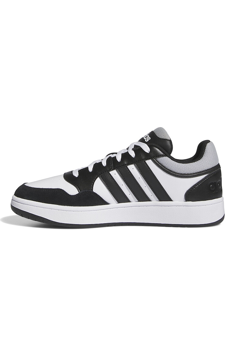 adidas Sportswear Pantofi sport de piele ecologica cu garnituri de piele intoarsa Hoops 3.0 - Pled.ro