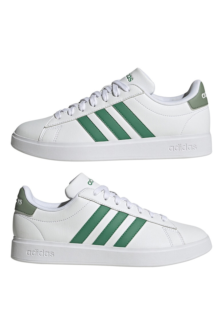 adidas Sportswear Pantofi sport de piele ecologica cu imprimeu logo Grand Court 2.0 - Pled.ro