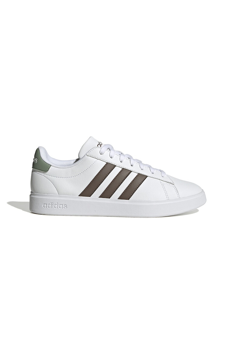 adidas Sportswear Pantofi sport de piele ecologica cu imprimeu logo Grand Court 2.0 - Pled.ro