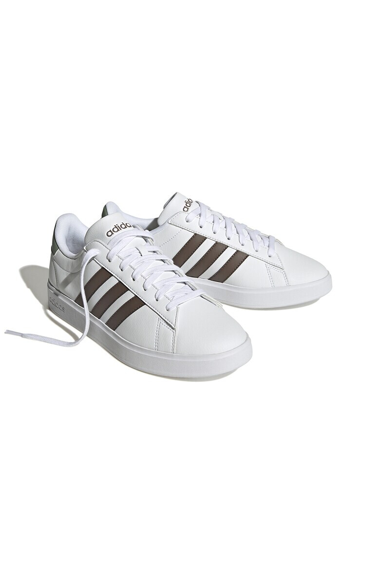 adidas Sportswear Pantofi sport de piele ecologica cu imprimeu logo Grand Court 2.0 - Pled.ro