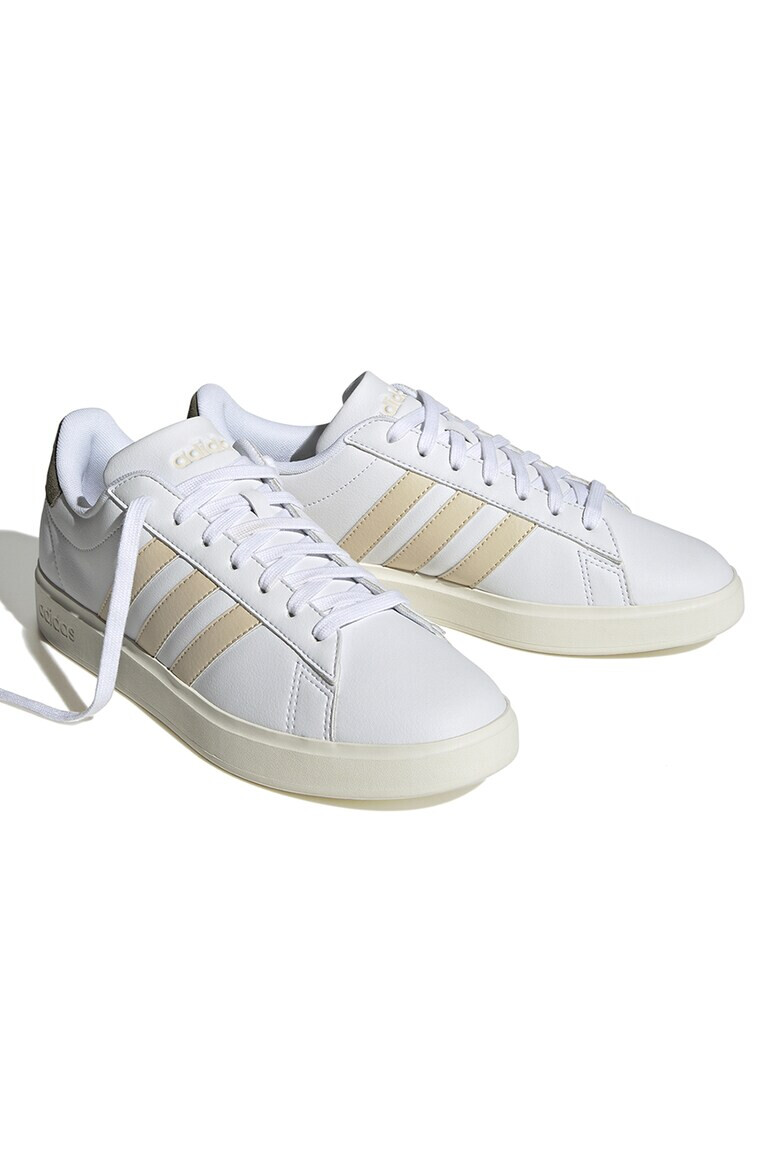 adidas Sportswear Pantofi sport de piele ecologica cu imprimeu logo Grand Court 2.0 - Pled.ro